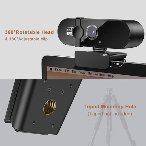 4K HD Webcam with Microphone